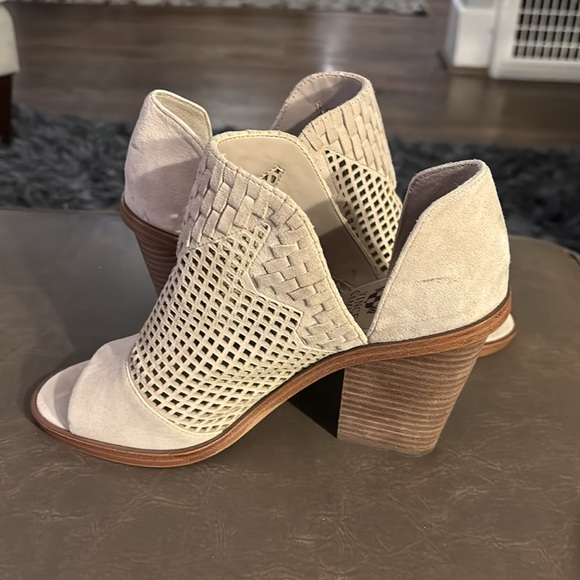 Vince Camuto open toe booties - Picture 2 of 5